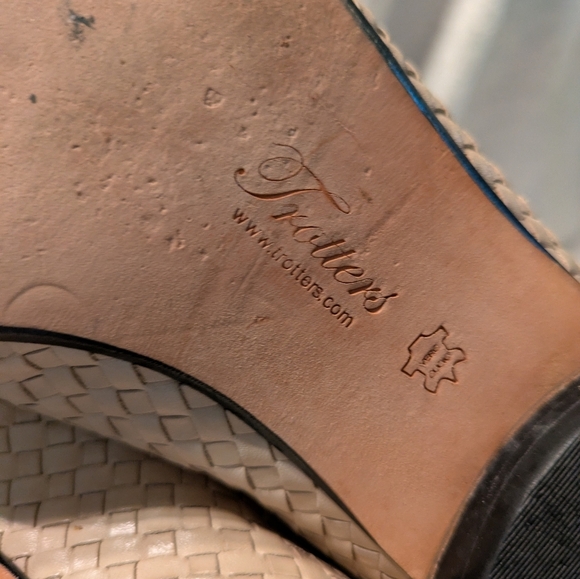 Trotters Leather Loafer Shoes 8.5w light beige - Picture 7 of 13